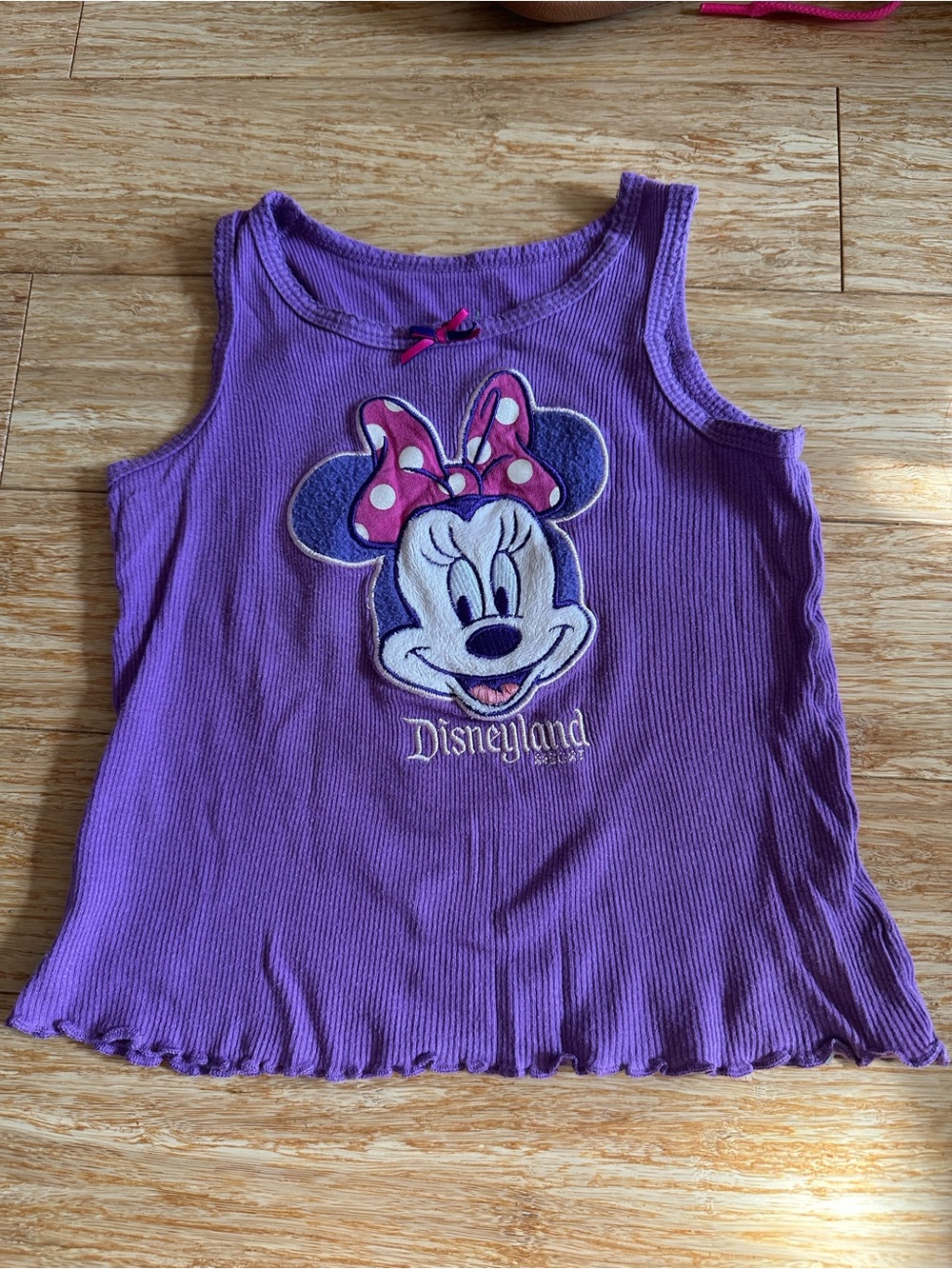 Disney Kids' Minnie Mouse Purple Tank Top 4T